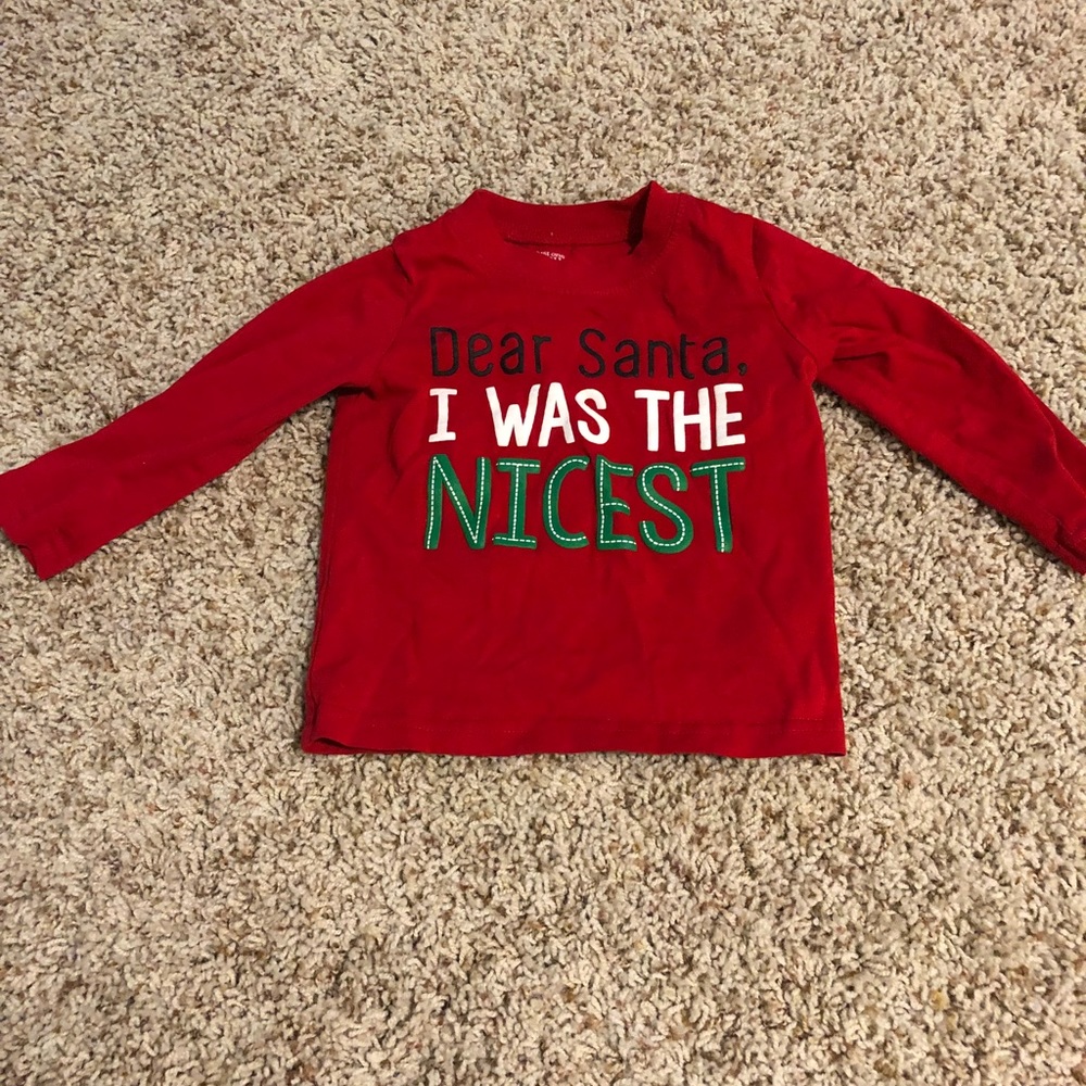 Carters Santa long sleeve